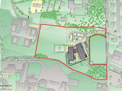 Artist impression of site plan