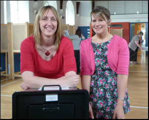 Alison Davis and Karriz Rendall. Alison Davis and Karriz Rendall.