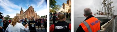 Orkney welcomed the Tall Ships in July 2011 as a Cruise in Company destination.