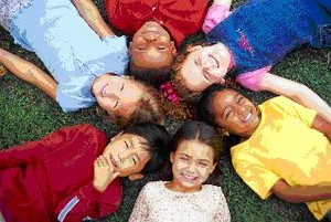Image of children for the introduction to Paediatric Occupational Therapy Service.
