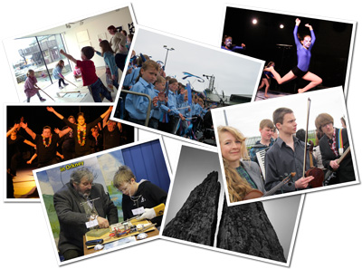 Arts projects in Orkney.