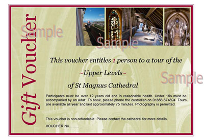 Image of a sample of the Gift Voucher.