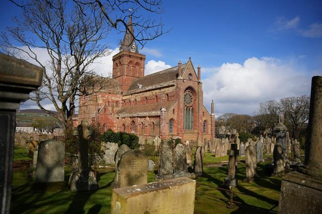 Photo of St Magnus Cathedral Graveyard.