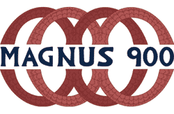 Magnus 900 logo.