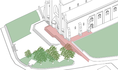 Cathedral external plan.