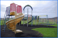 One of the many play parks available on the Orkney mainland.
