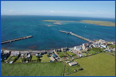 Whitehall village, Stronsay, Orkney. credit Colin Keldie