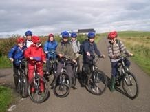 Image of a group of cyclists