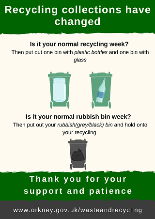 Descriptive image showing recycling for week beginning 7 December.
