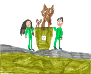Drawing for the bin men