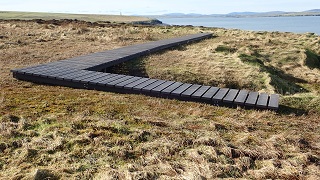 One of the newly installed boardwalks.