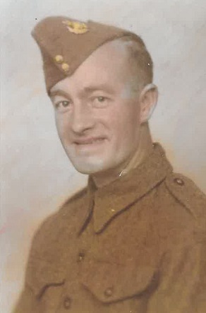 Jack Webster in uniform