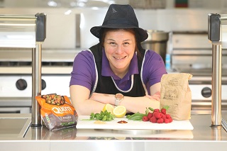 Stromness Primary's Chef, Karen Bevan.