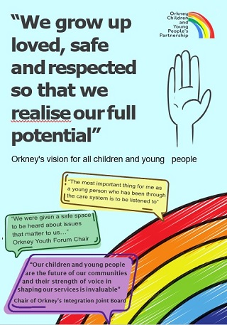 Orkney Children and Young People's Partnership - "The Promise" poster.