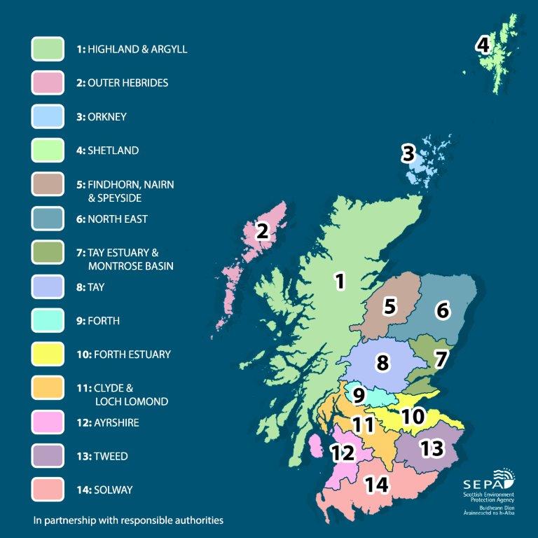 SEPA flooding area map