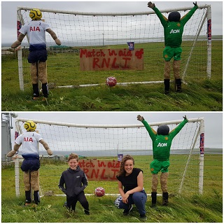 Lizze and Westray Scarecrows