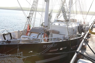 The Royalist tall ship.