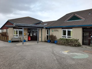 St Andrews Primary School entrance.