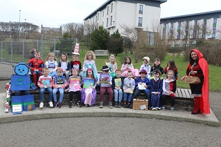 Celebrating World Book Day at Papdale Primary School.