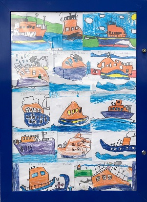 Selection of P1 lifeboat drawings.