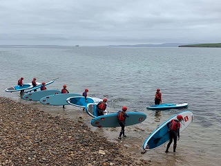 Outdoor education - canoe.