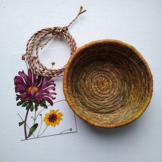 Visual Arts - Jane Haselden's Orkney grass basket.