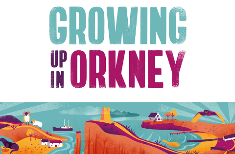Growing Up In Orkney website graphic