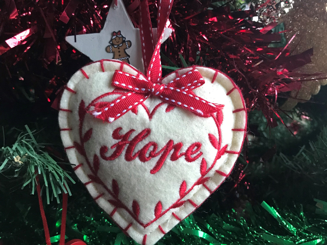 Hope Xmas Ornament