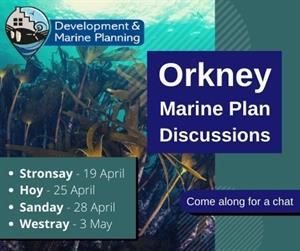 Come along and chat with us about the Orkney Marine Plan