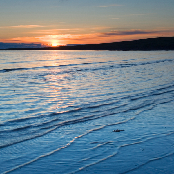 Photo of an Orkney sunset