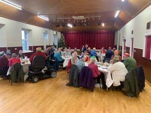 Gritter team answers plea to ensure Sandwick Christmas lunch club event goes ahead
