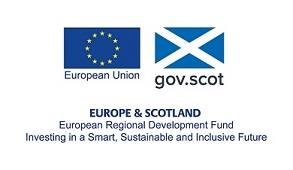 European Regional Development Fund and Scottish Government logo