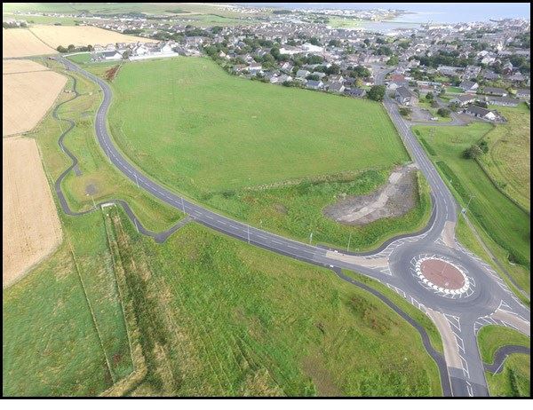 Aerial Image of new road.