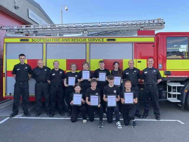 ‘An amazing wee team’: our latest hardworking Fireskills graduates