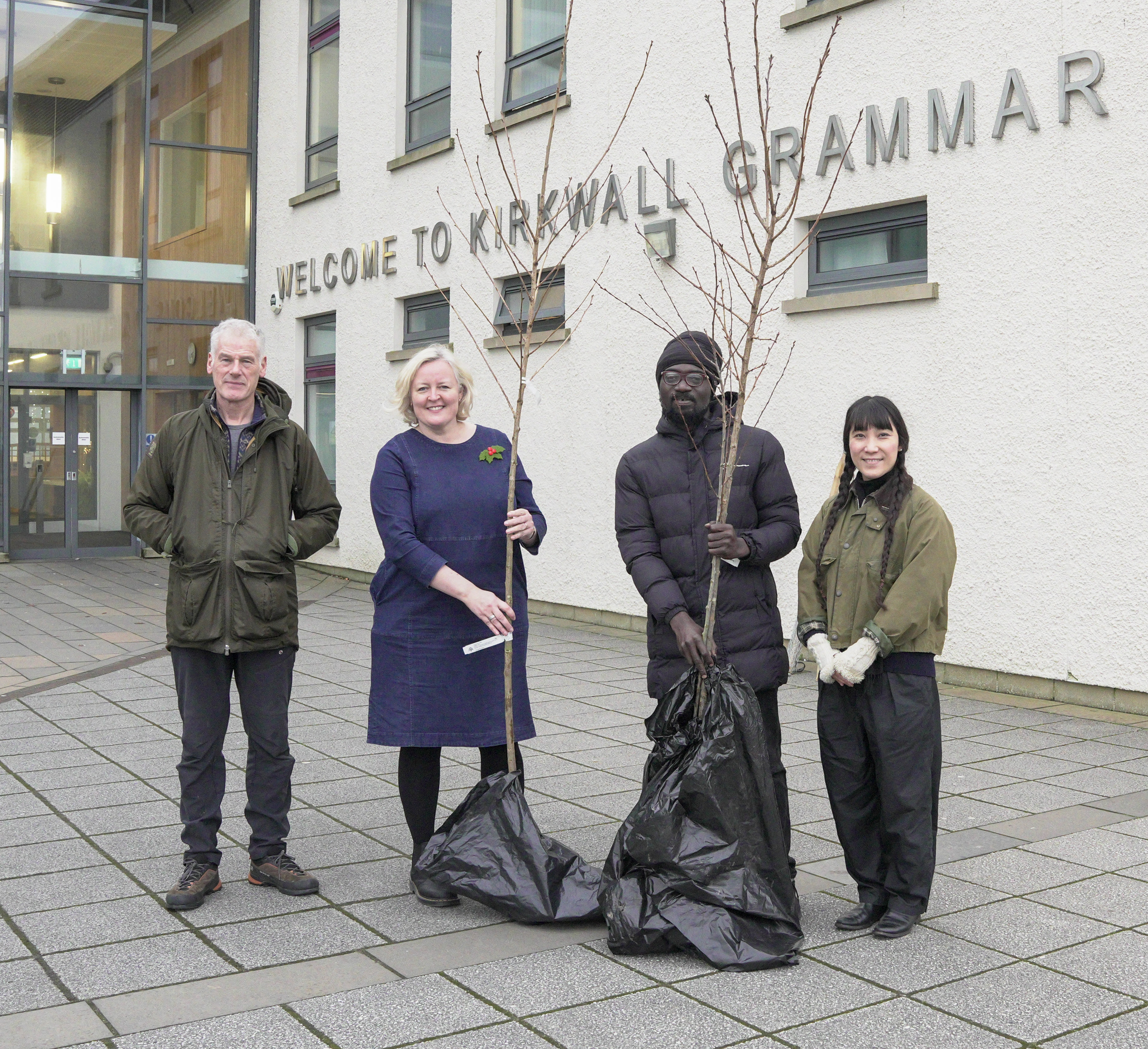 Cherry Blossom Trees Shared With KGS By Orkney Japan Society