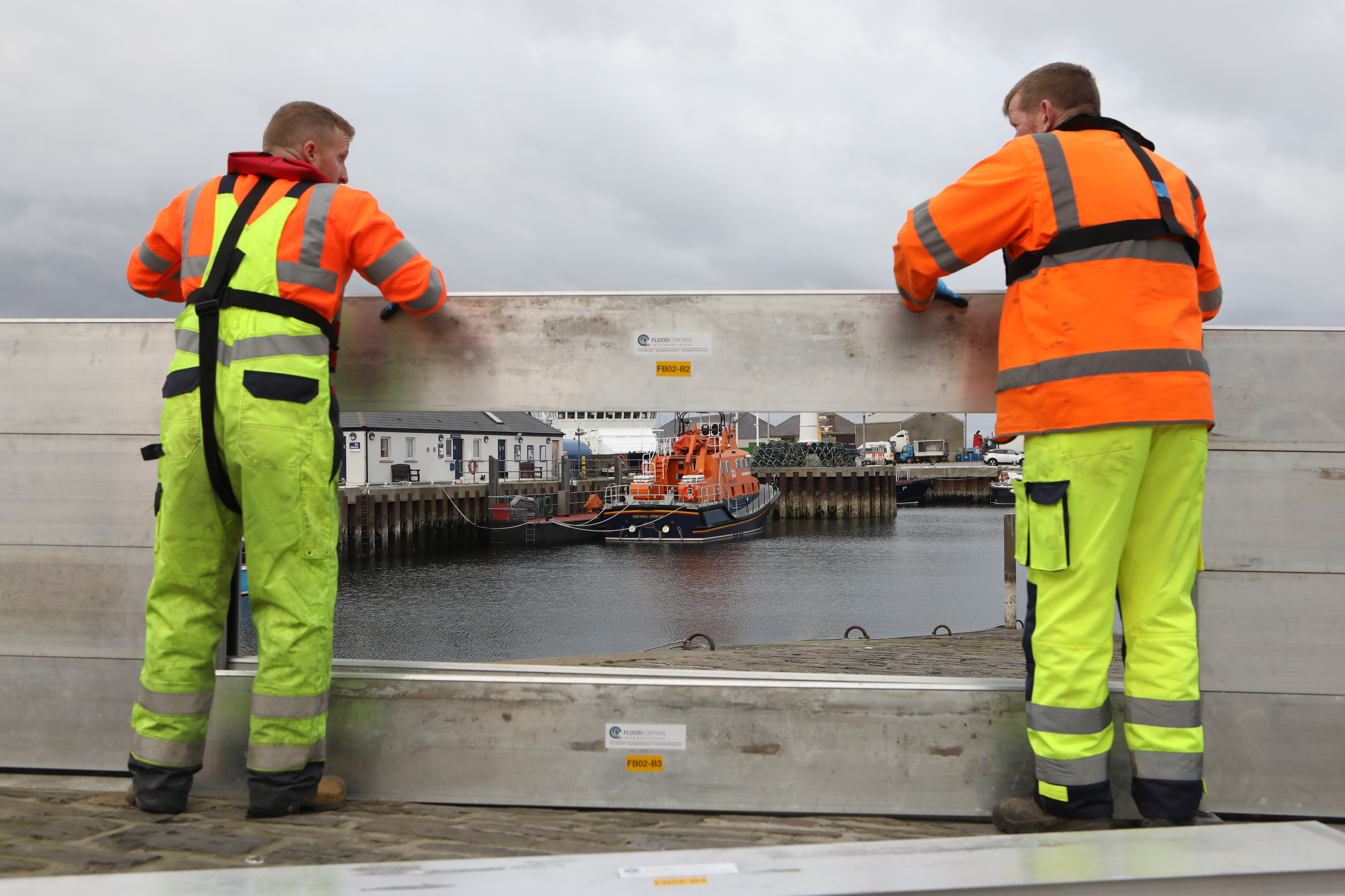 Upcoming test of Kirkwall flood defences  