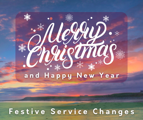 Festive Service Changes