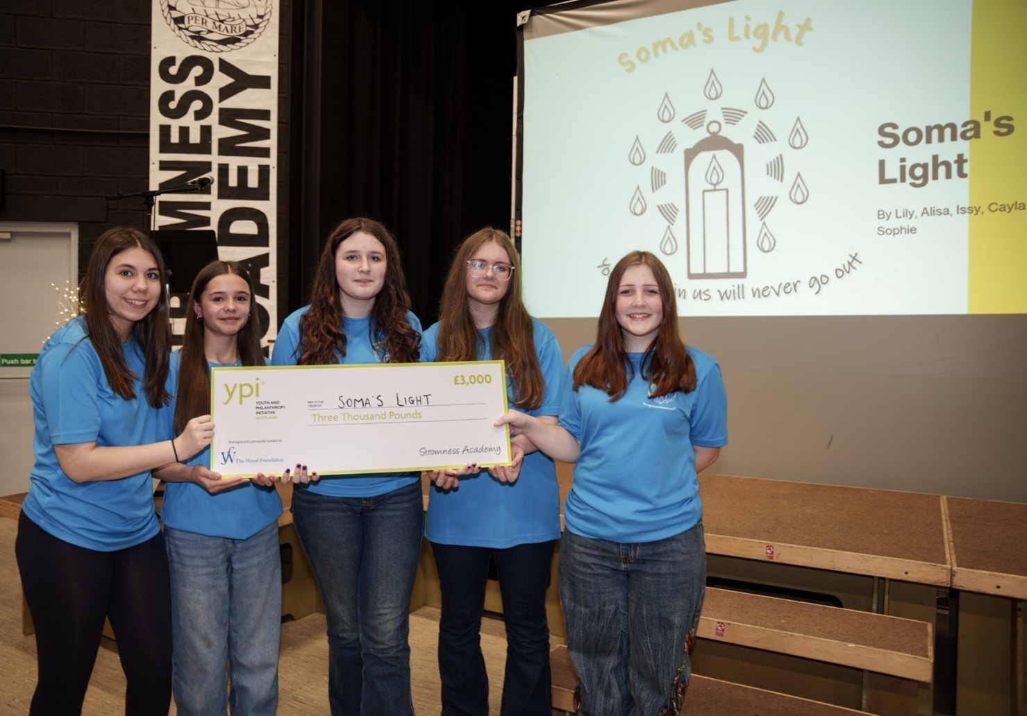 Academy pupils secure £3,000 for Somas Light through The Wood Foundation’s Youth and Philanthropy Initiative