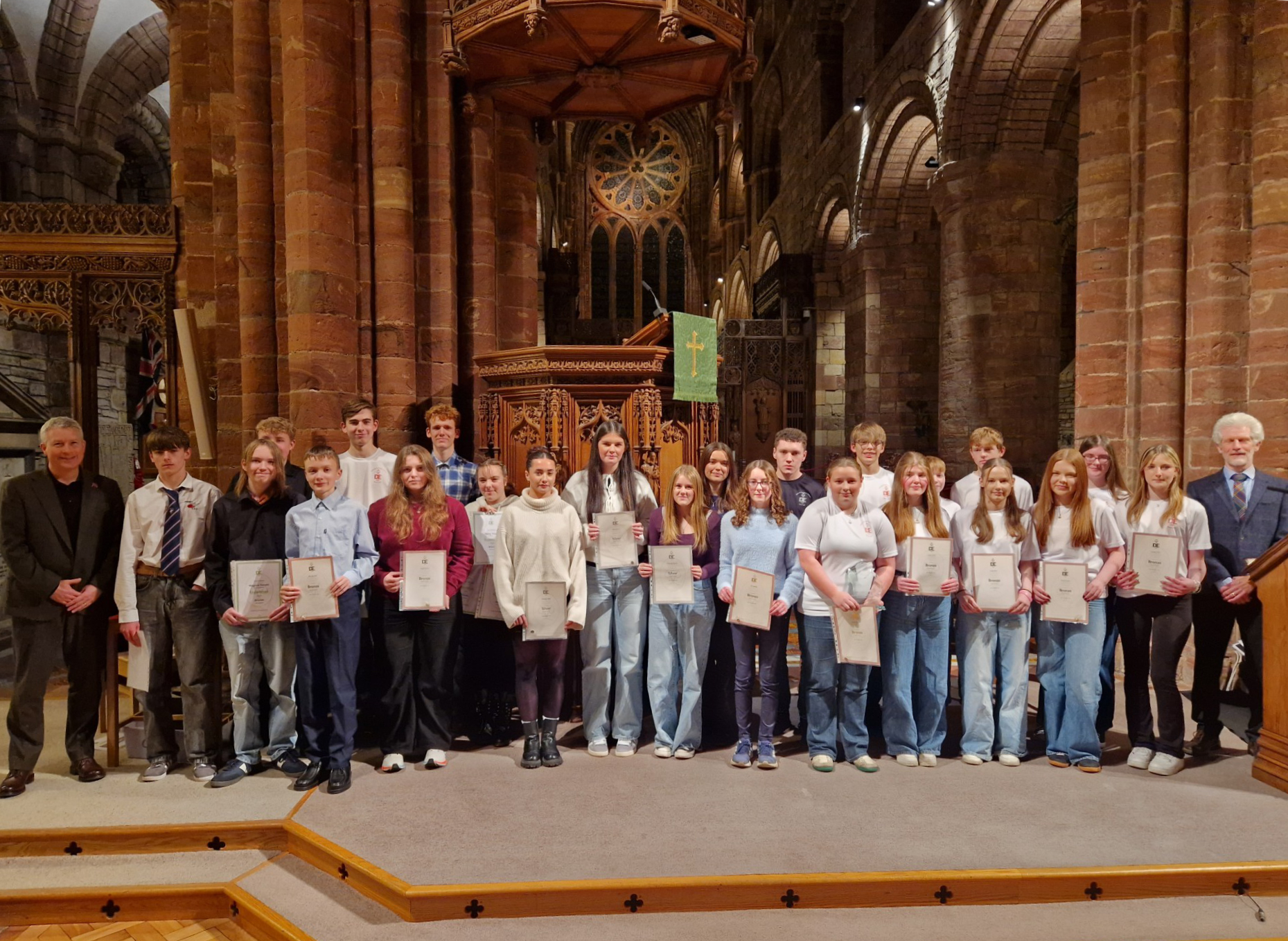 Young people celebrated at Duke of Edinburgh's Award Ceremony