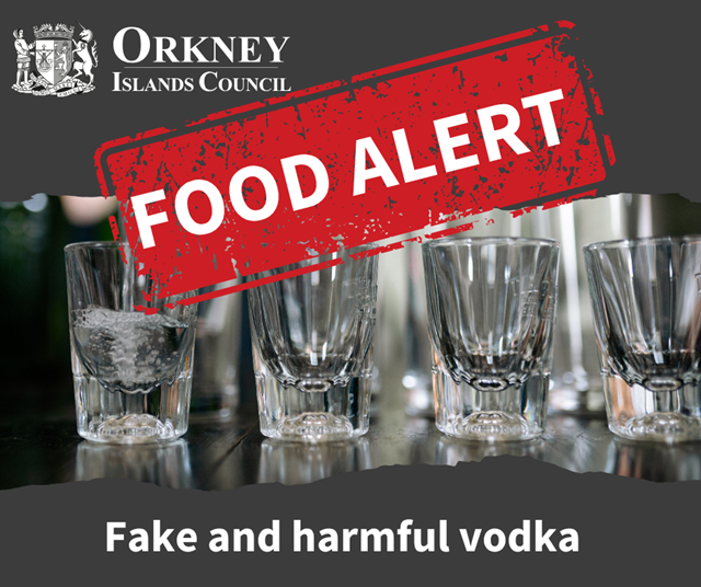 Public warning after potentially harmful counterfeit vodka discovered