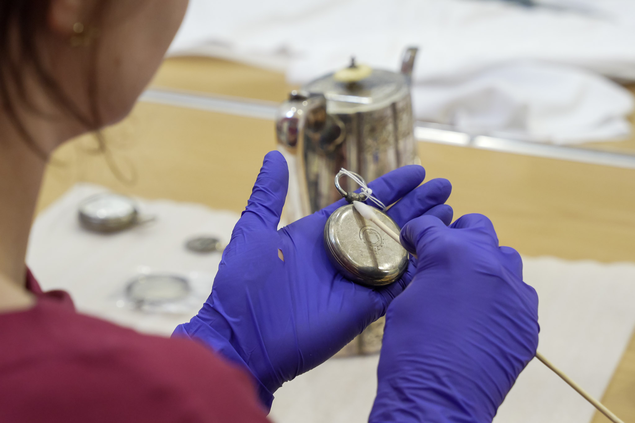 Demonstartion Of Cleaning Silver