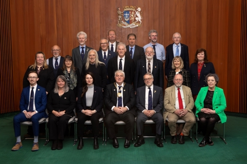 The full group of Councillors elected in 2024.