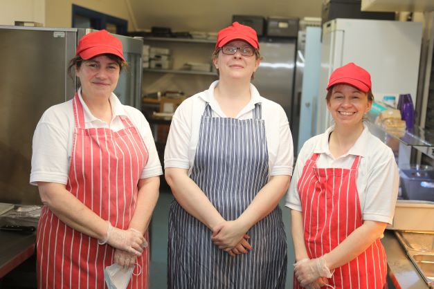 school kitchen staff