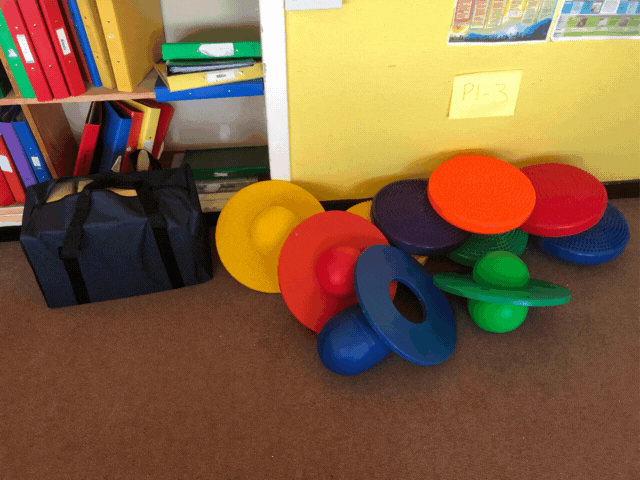 colourful bouncers