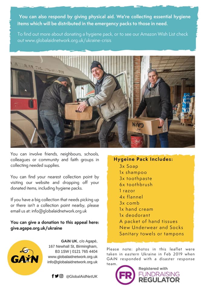 A poster with 3 men carrying boxes