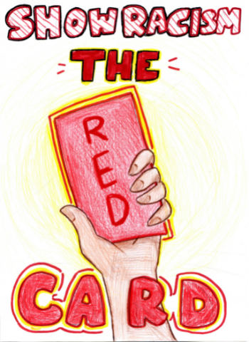 show racism the red card poster