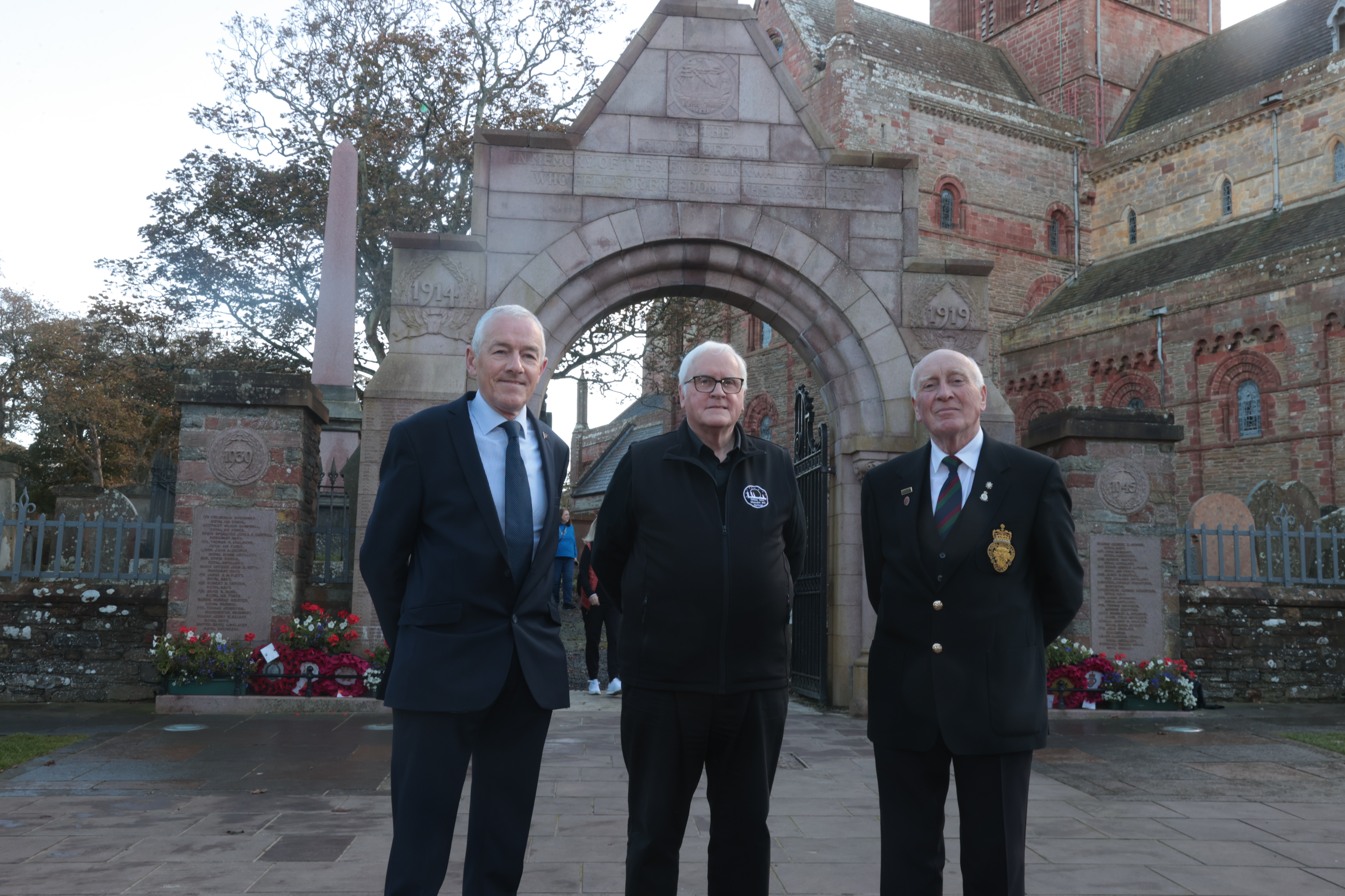 Memorial, Kirkwall 0409 Dave Dawson, Tom Rendall And Eddy Ross