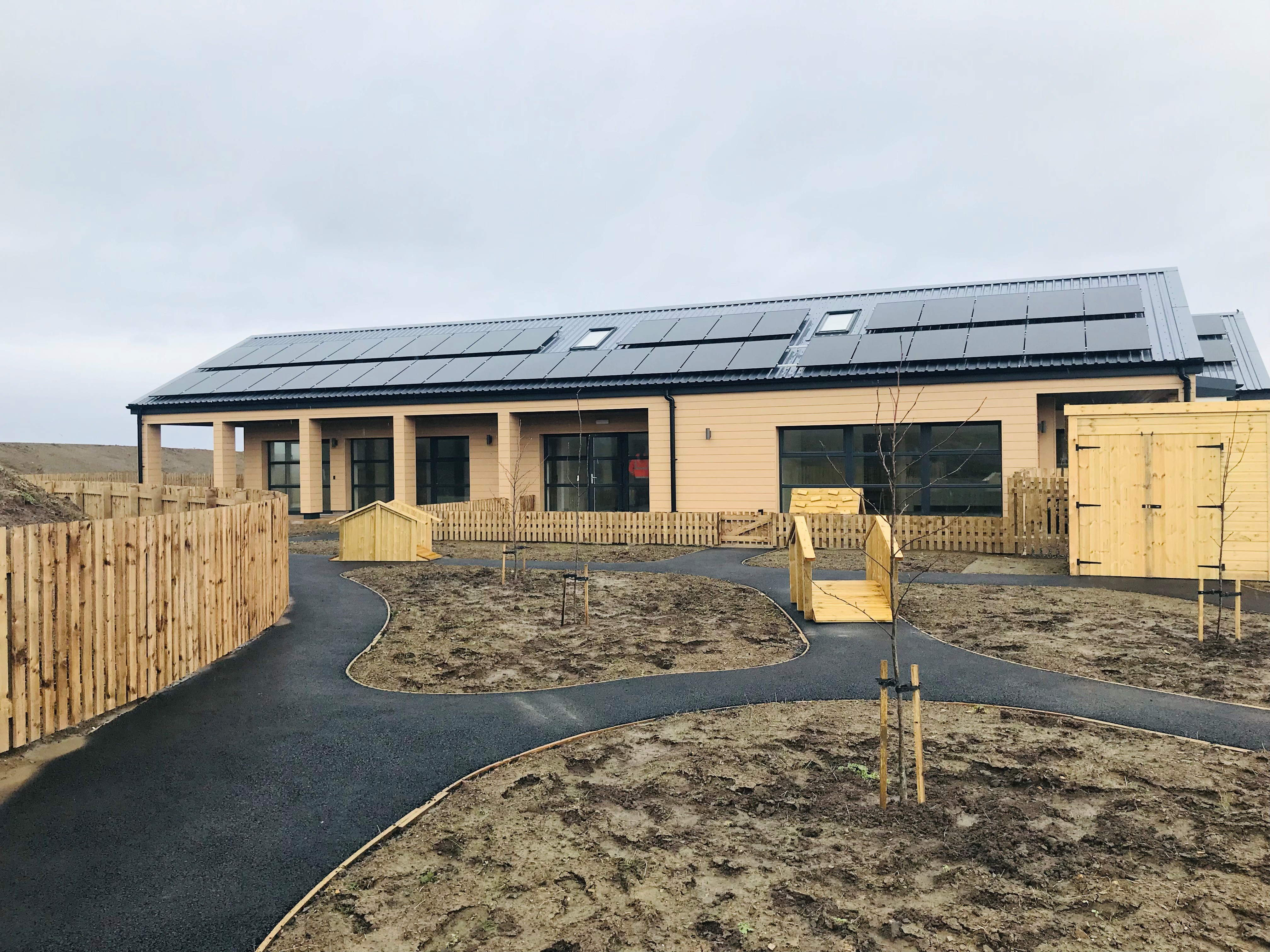 Nursery From The Outdoor Play Areas To The Building
