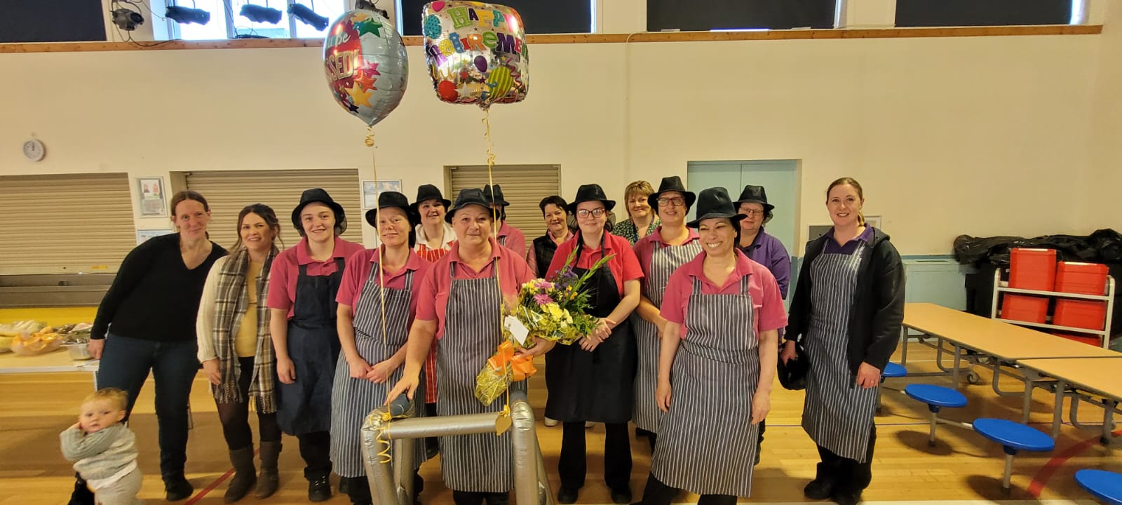 Pat Firth School Cook Retires