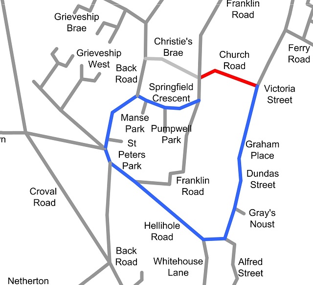 road work information with street roads